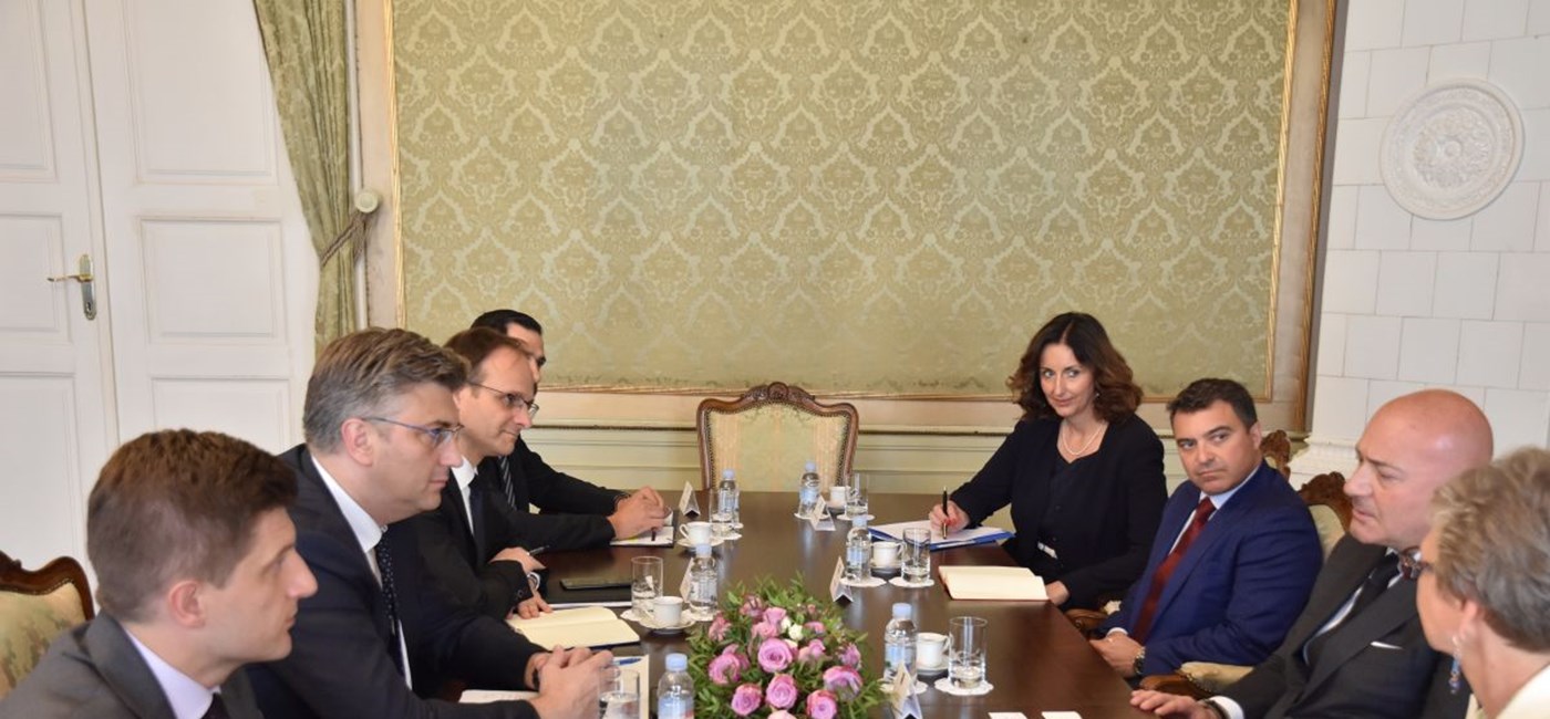Croatian PM meets Dogus Group and EBRD reps